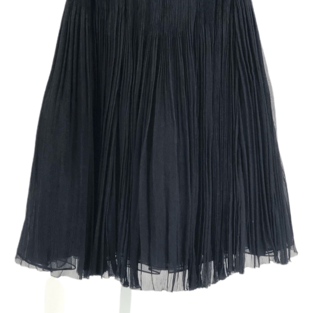 Elie Tahari 100% Silk Black Cocktail Dress, Size 2 - Picture 3 of 7